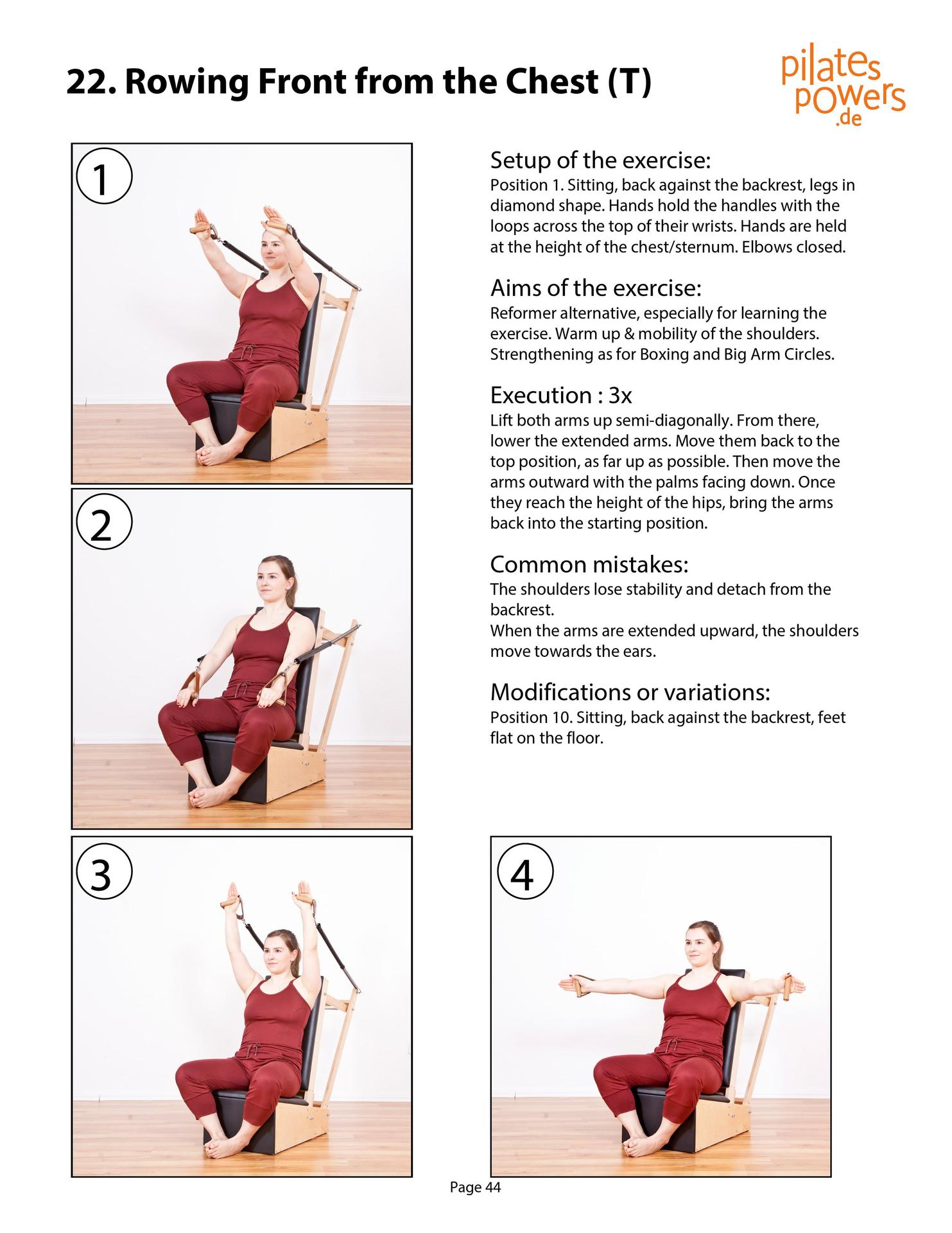 The Pilates Arm Chair The 42 most effective exercises - photo 44