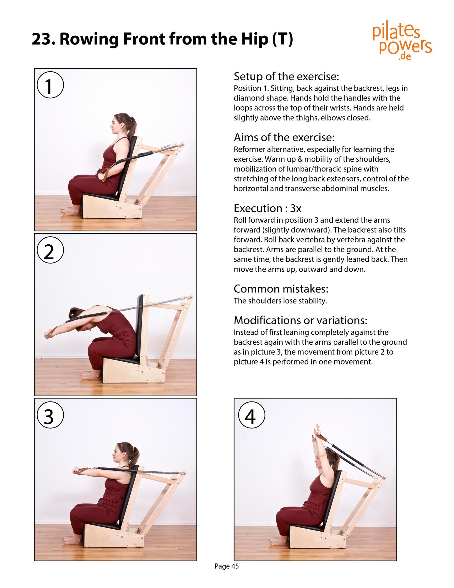 The Pilates Arm Chair The 42 most effective exercises - photo 45