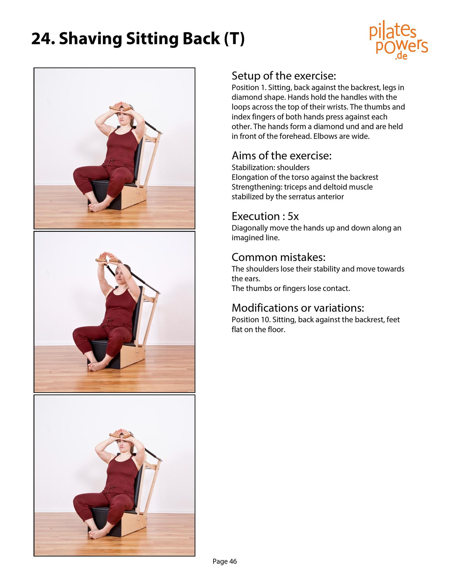 The Pilates Arm Chair The 42 most effective exercises - photo 46