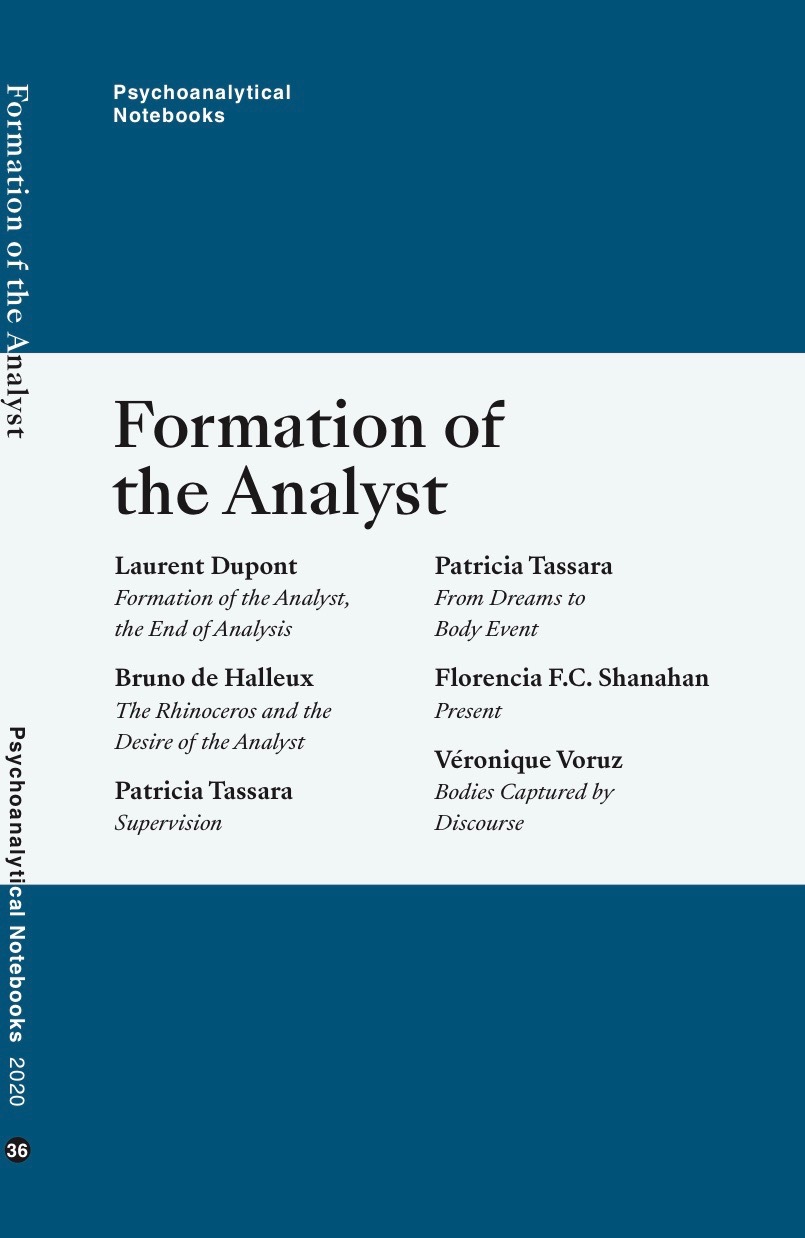 Formation of the Analyst Psychoanalytical Notebooks Issue 36 December 2020 - photo 1