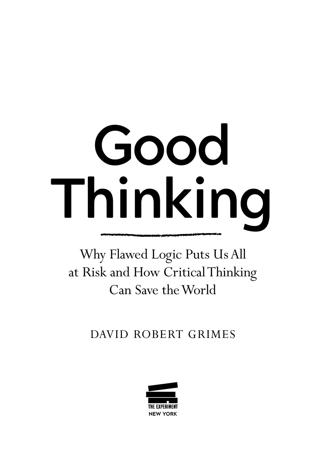 G ood T hinking Why Flawed Logic Puts Us All at Risk and How Critical Thinking - photo 4