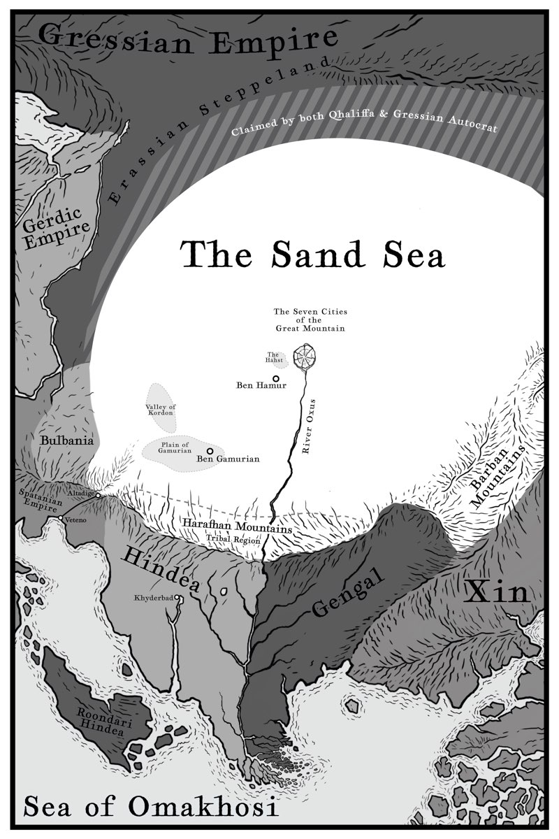 Maps from The Sand Sea Download high resolution images of each map in order to - photo 9