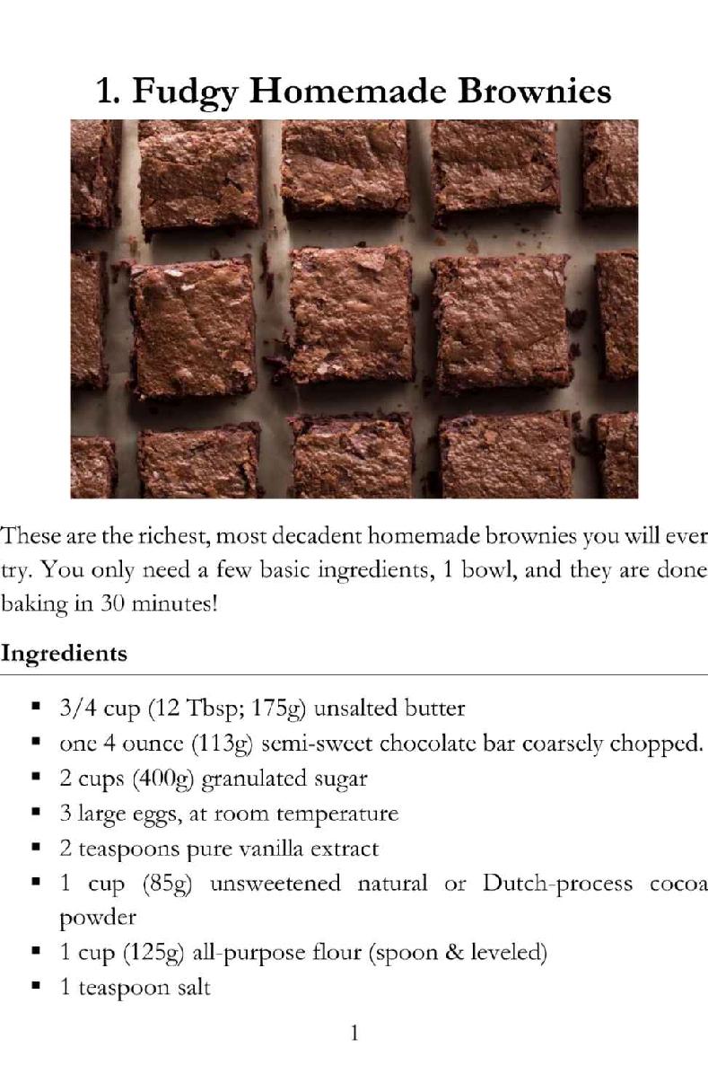 Brownie Recipes Simple Brownie Recipes For Sweet Treat Lovers Recipes For Delicious Brownies - photo 3