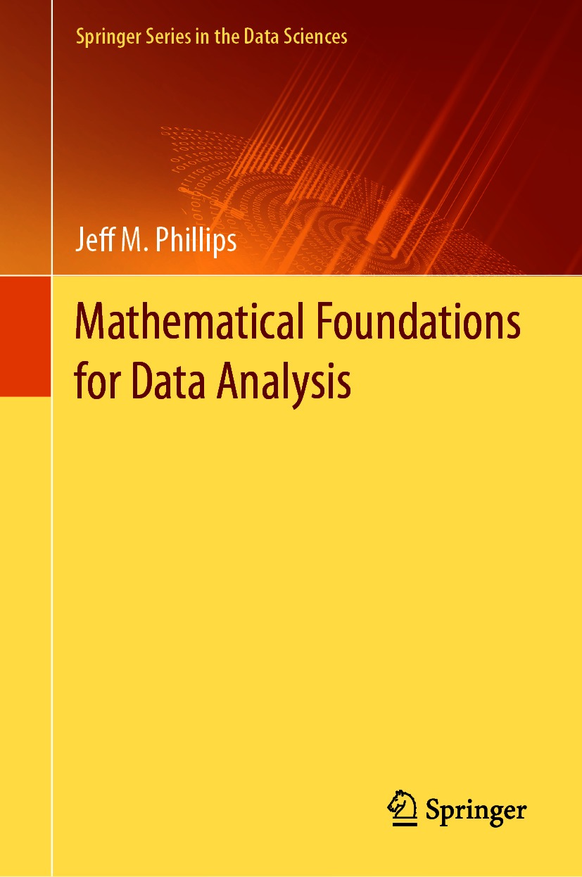 Book cover of Mathematical Foundations for Data Analysis Springer Series in - photo 1