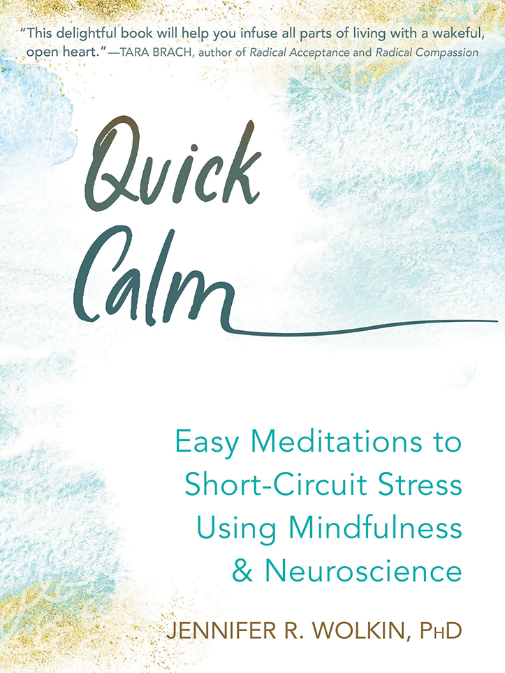 Quick Calm is a practical accessible guide to help us leave the well-worn - photo 1