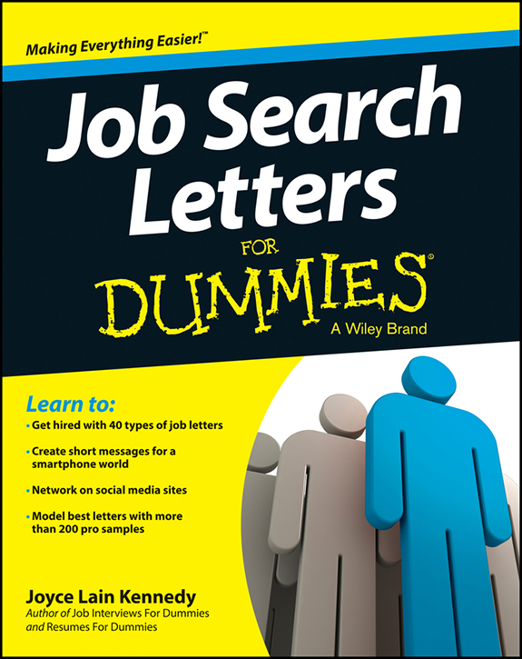 Job Search Letters For Dummies Published by John Wiley Sons Inc 111 River - photo 1