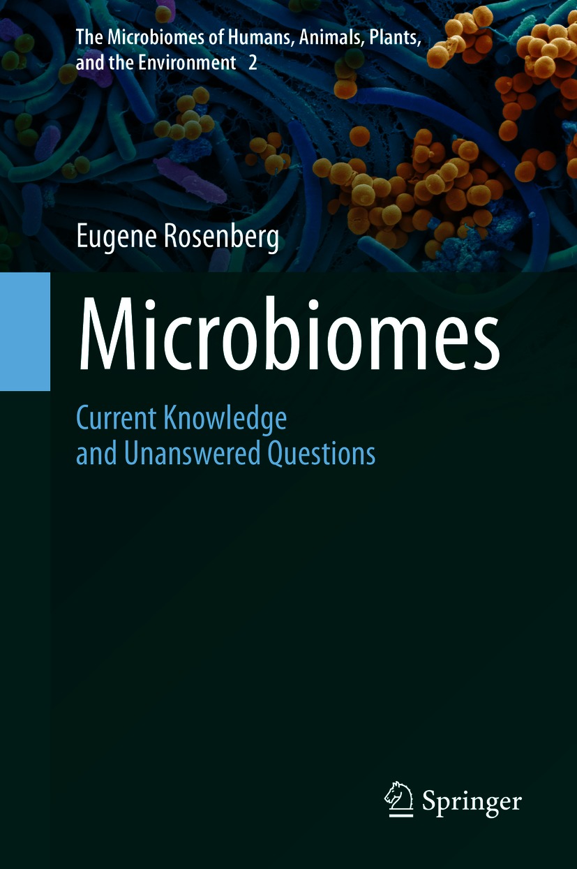 Book cover of Microbiomes Volume 2 The Microbiomes of Humans Animals - photo 1