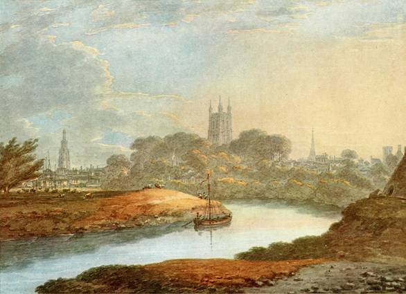 View of Gloucester by Thomas Hearne c 1805 Henley was born in Gloucester on - photo 19