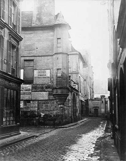 Rue Hautefeuille in c 1869 Baudelaire was born in a house that no longer - photo 20