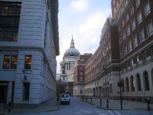 Bread Street London Miltons birthplace A plaque by the place where Milton - photo 18