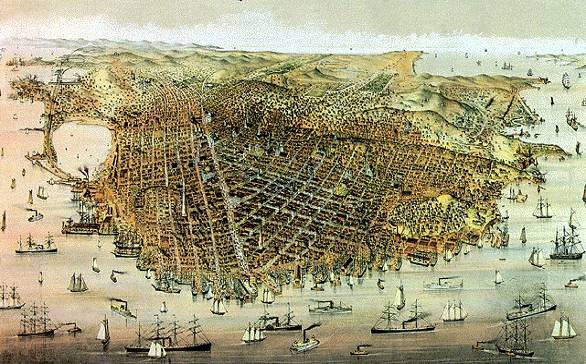 A birds-eye view of San Francisco in 1874 the year Frost was born A - photo 21