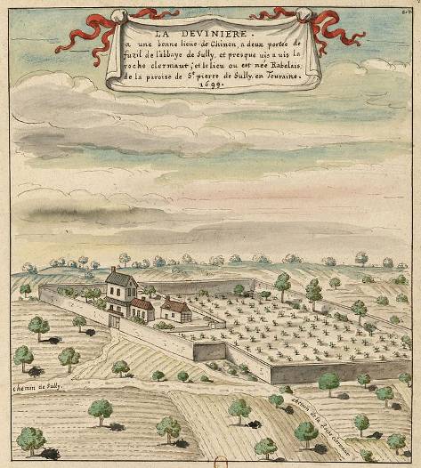 A 1699 print of La Devinire an estate in Seuilly in the modern-day - photo 16