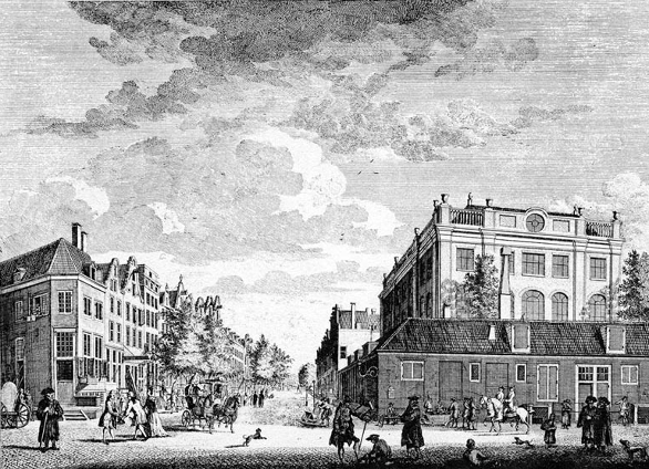 The Portuguese Synagogue in Jodenbuurt Amsterdam c 1760 Die - photo 17
