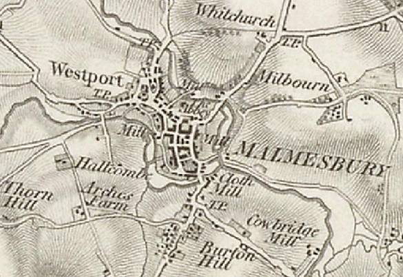 Malmesbury and Westport from the Ordnance Survey one-inch map first edition - photo 17