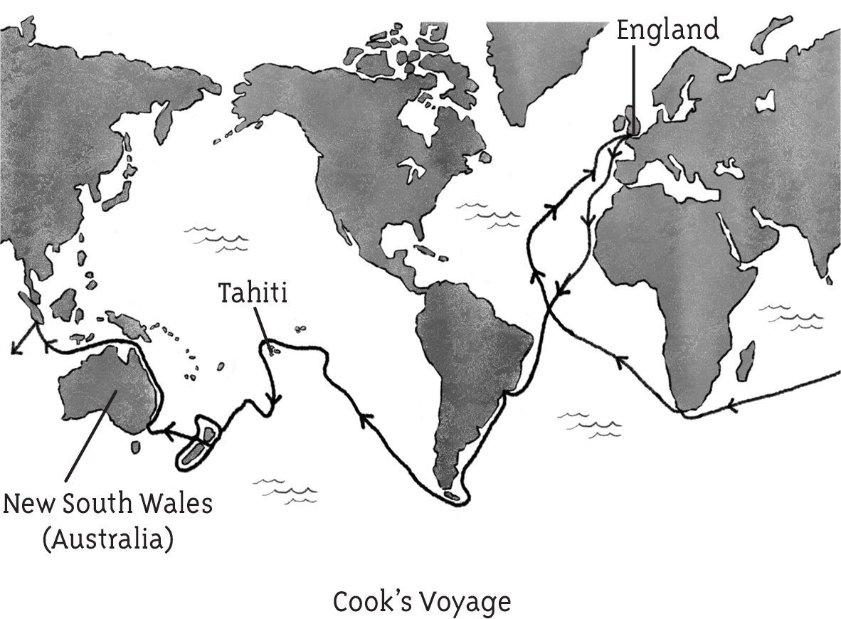 The States of Australia At the time of Cooks voyage Australia had not yet been - photo 6