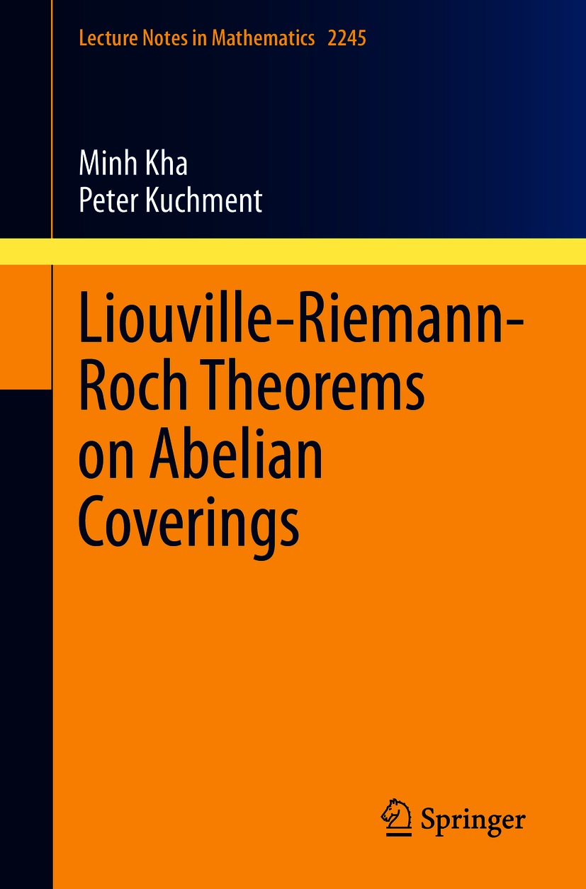 Book cover of Liouville-Riemann-Roch Theorems on Abelian Coverings Volume - photo 1