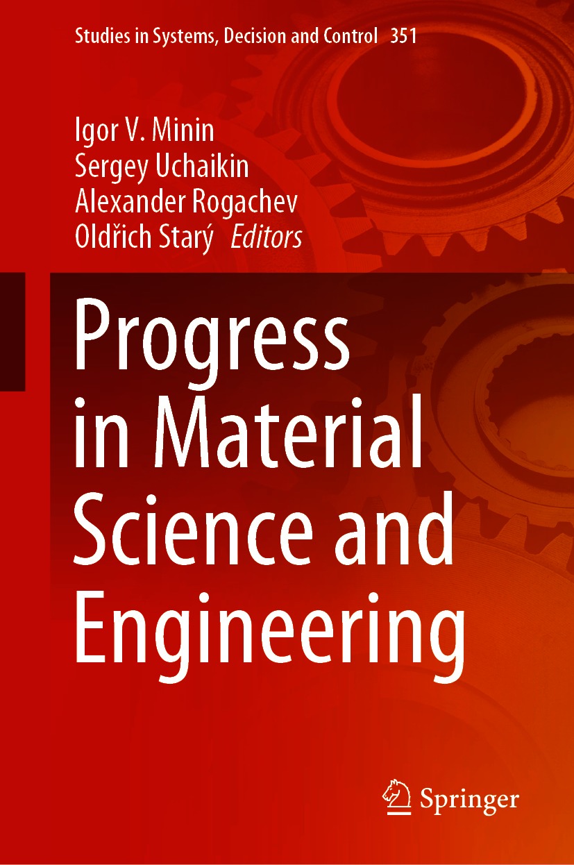 Book cover of Progress in Material Science and Engineering Volume 351 - photo 1