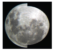 Comparison between the full Moon at its closest and its furthest from Earth - photo 5