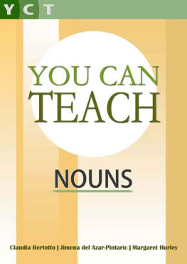 Jimena del Azar-Pintaric - You Can Teach Nouns (You Can Teach Grammar Book 3)