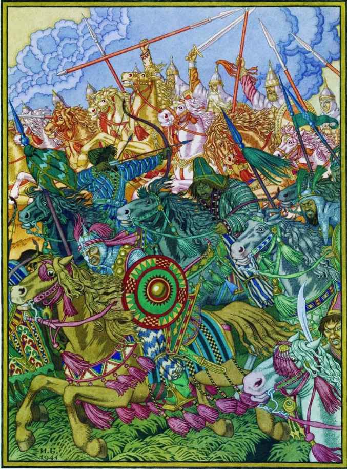 Ivan Bilibins illustration of the Cumans fighting the Rus in The Tale of - photo 3