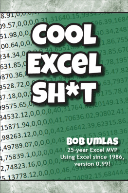 Bob Umlas - Cool Excel Sh*t