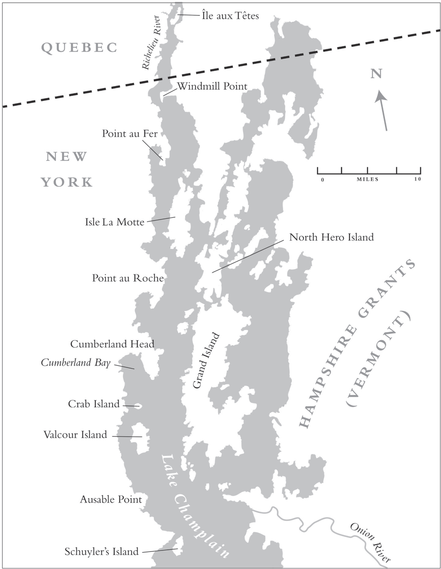 2 Lake Champlain north 3 Lake Champlain south 4 Valcour Island - photo 6