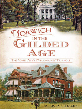 Patricia F. Staley - Norwich in the Gilded Age:: The Rose Citys Millionaires Triangle