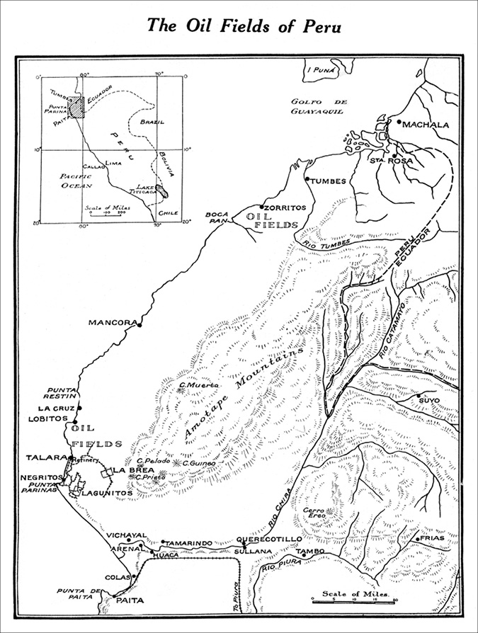 Map 41 Oil Fields in Peru Imperial Oil Review June 1922 p 5 Courtesy - photo 1