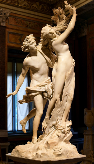 Apollo and Daphne a marble sculpture by Bernini c 1625 Daphnes tragic love - photo 17