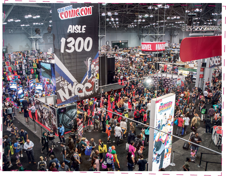 The crowd at New York Comic Con I was a bona fide superhero far more - photo 5