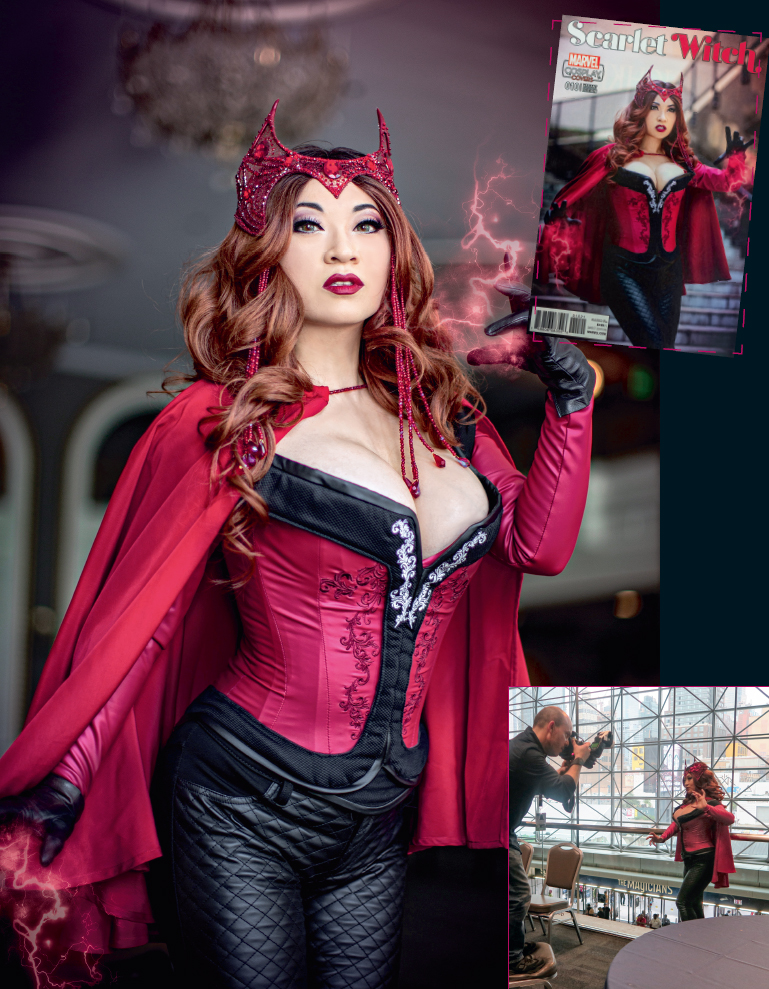 Me as the Scarlet Witch I felt amazed as I once again reminded myself that - photo 6