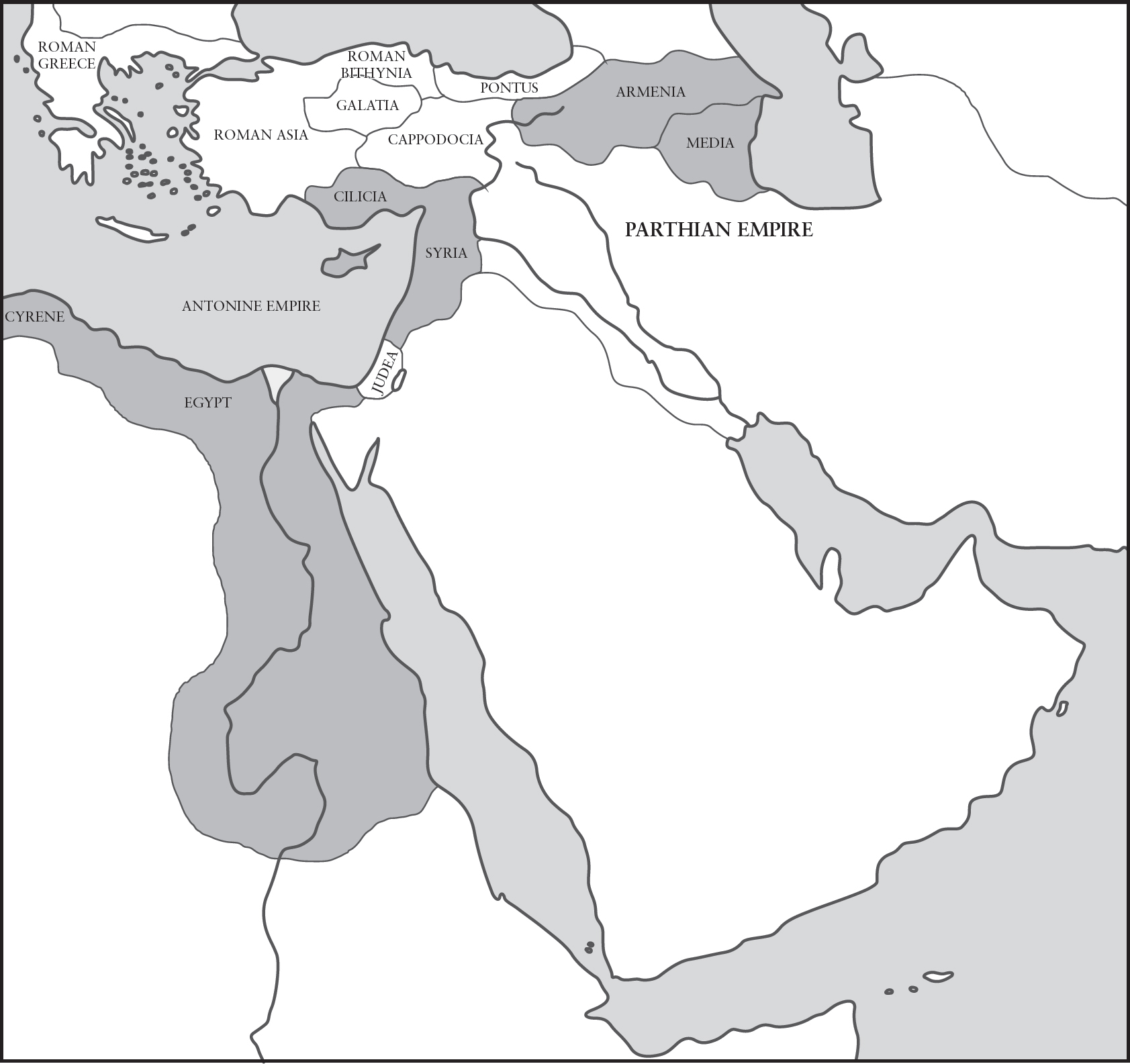 Map 10 Antonine Empire 34 BC Map 11 Near East End of the - photo 12