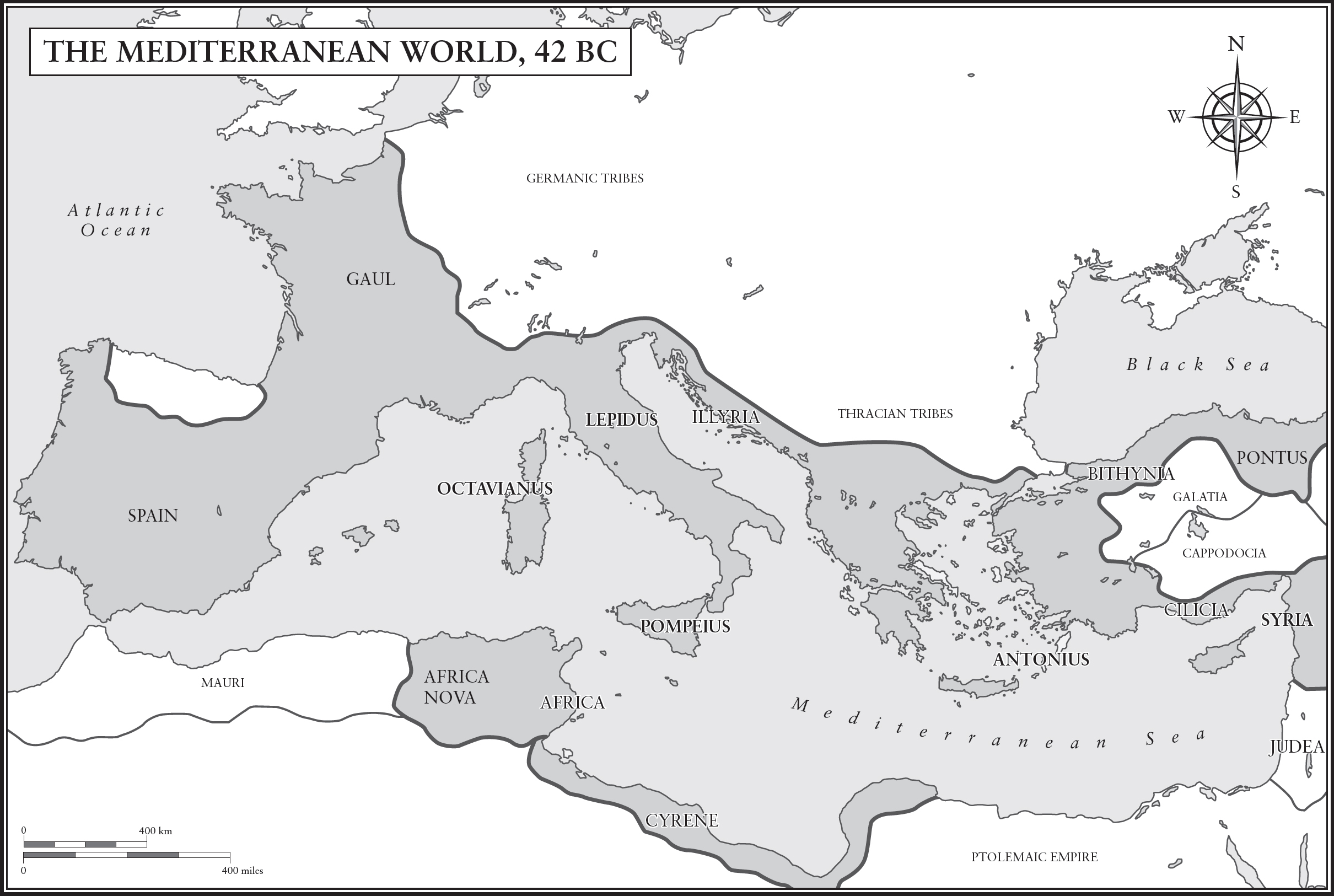 Map 6 Ancient World Roman Civil War 42 BC Map 7 Near East - photo 8