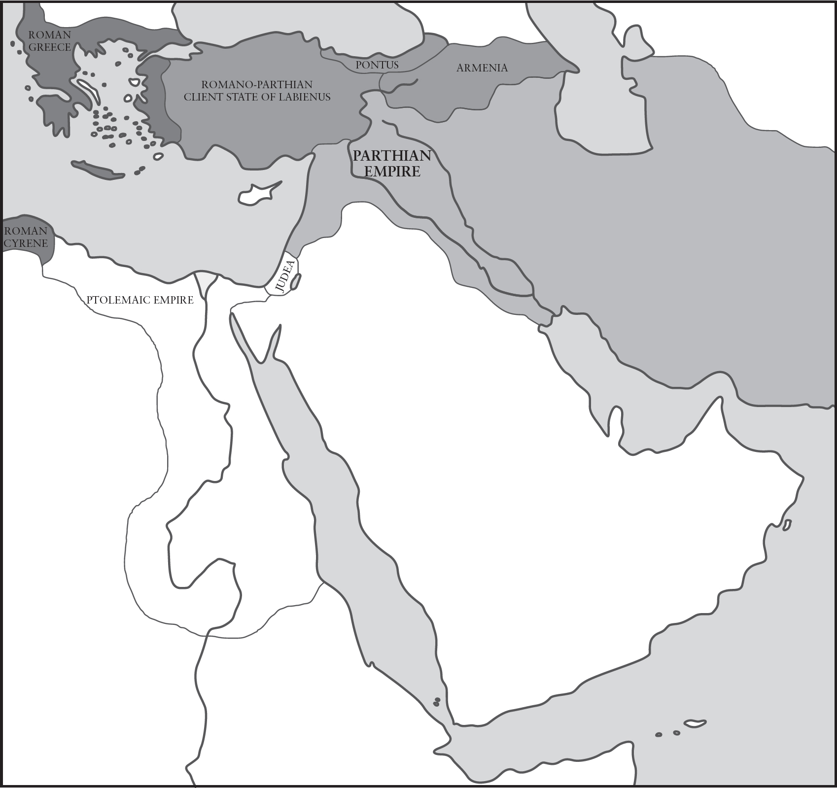 Map 7 Near East Romano-Parthian Conquests 40 BC Map 8 Ancient World - photo 9