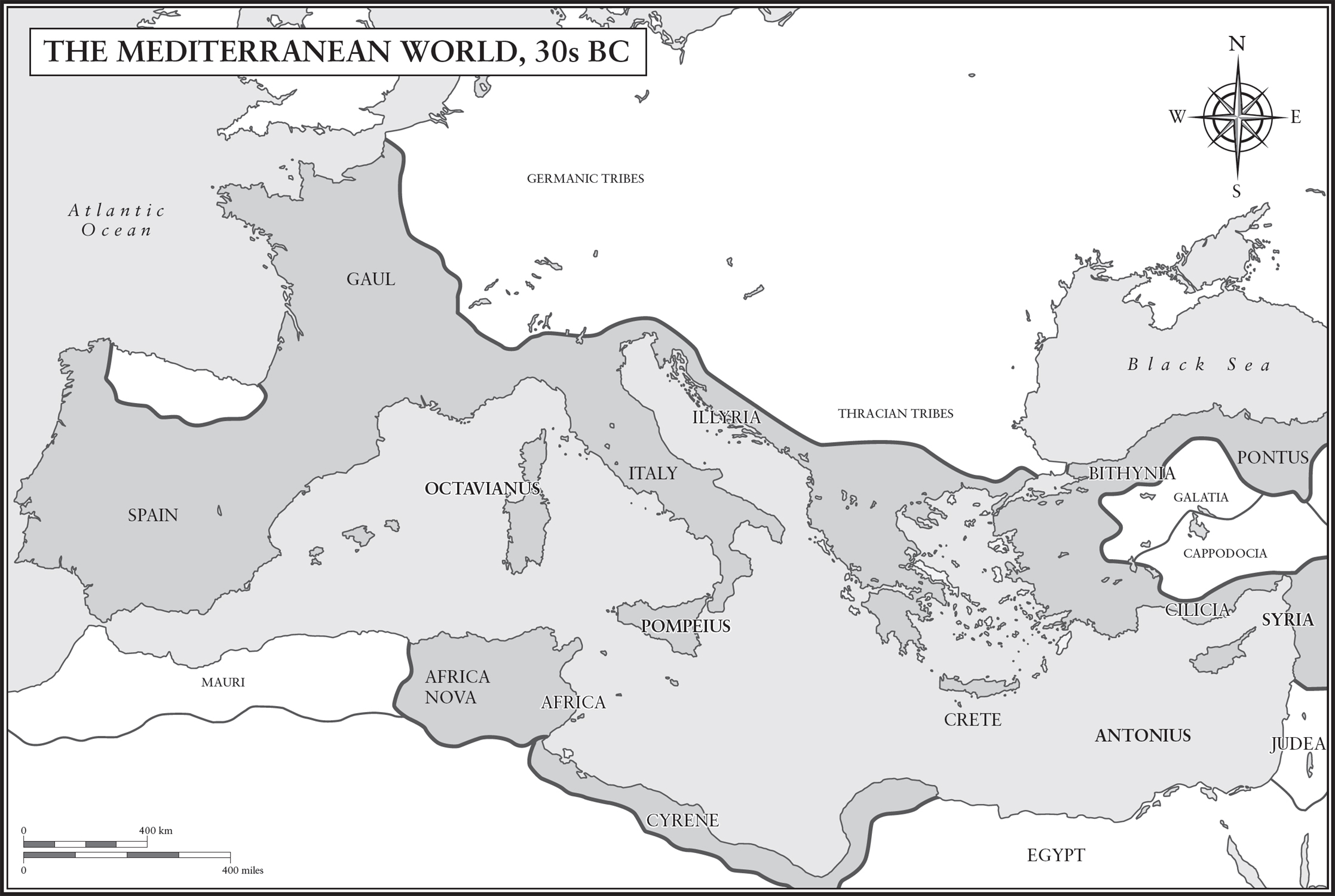 Map 8 Ancient World Roman Civil War 39 BC Map 9 Antonius Invasion - photo 10