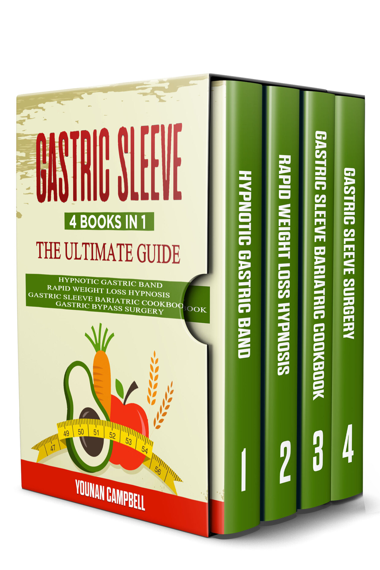 GASTRIC SLEEVE 4 BOOKS IN 1 THE COMPLETE GUIDE Hypnotic Gastric Band Rapid - photo 1