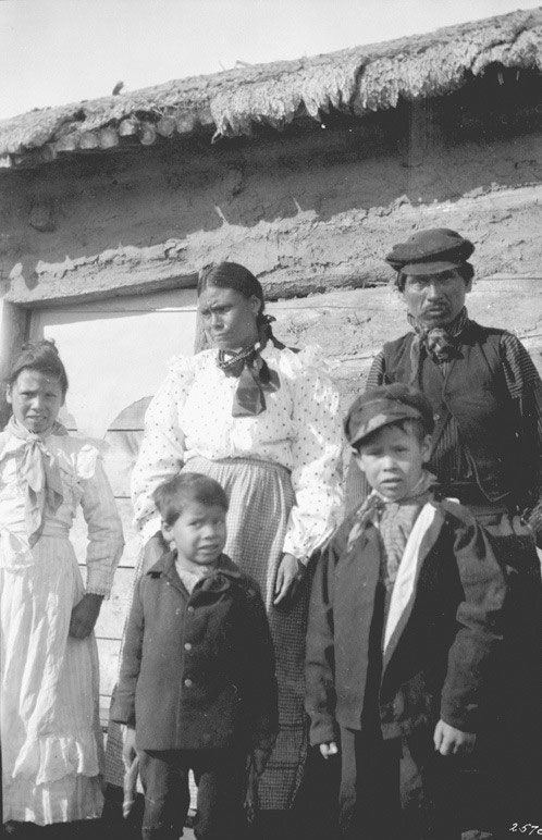 A Cree family travelling along the Wabasca Trail Alberta 1912 LAC GH - photo 10