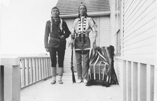 Two Cree men in northern Alberta circa 1936 LAC DEPARTMENT OF INTERIOR - photo 11