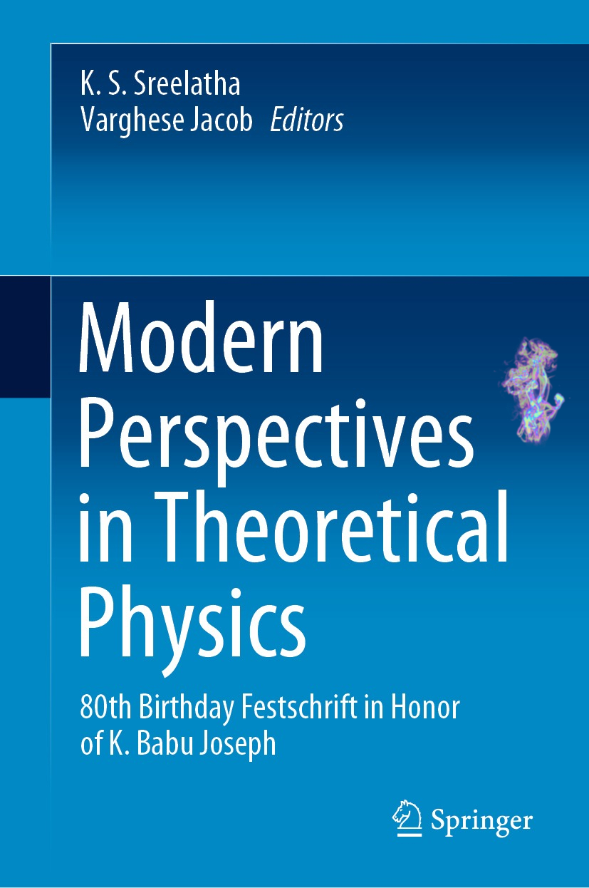 Book cover of Modern Perspectives in Theoretical Physics Editors K S - photo 1