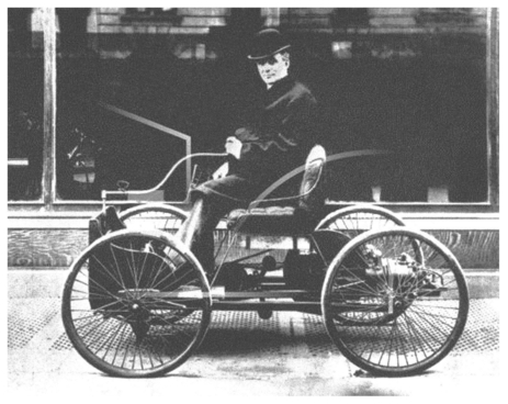 Henry Ford in his first model car completed in 1896 AP PhotoFord Motor - photo 3