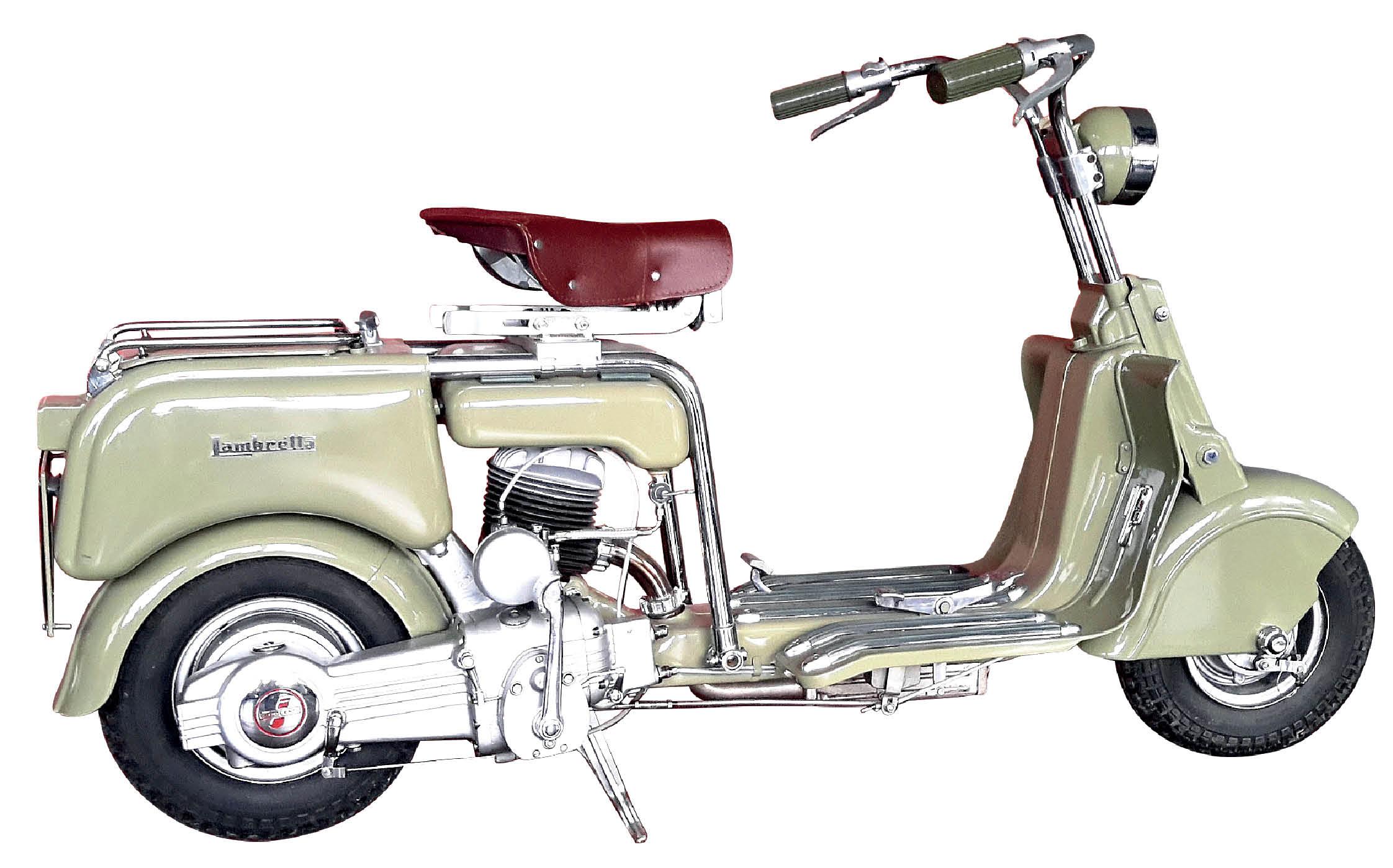 The Lambretta model A first introduced by Innocenti in the autumn of 1947 - photo 5