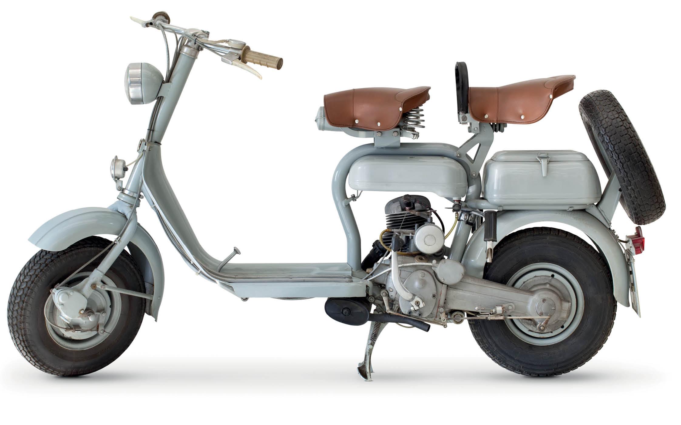 The early Model D Lambretta with its open-frame design soon became popular in - photo 6