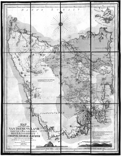 Assistant Surveyor Thomas Scotts map of Van Diemens Land 1830 Allport Library - photo 3