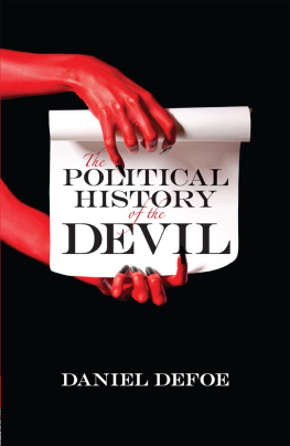 Daniel Defoe The Political History of the Devil