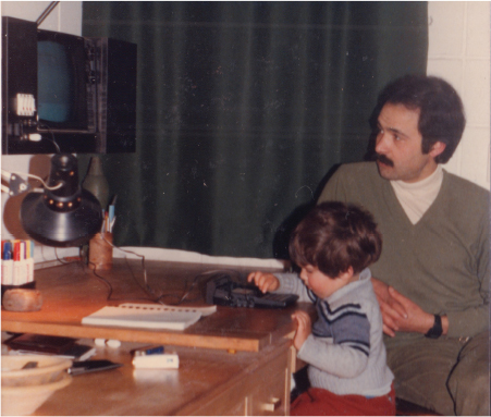 My dad my two-and-a-half-year-old self and the ZX81 My earliest - photo 3