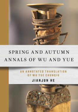 Jianjun He - Spring And Autumn Annals Of Wu And Yue