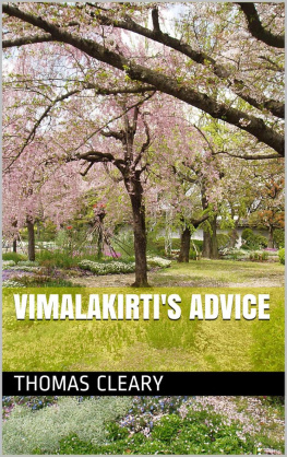 Cleary - Vimalakirtis Advice