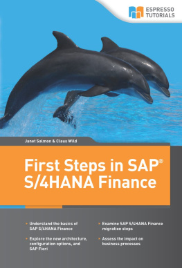 Janet Salmon First Steps in SAP S/4HANA Finance