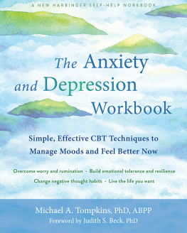 Michael Tompkins The Anxiety and Depression Workbook