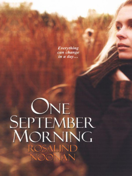 Rosalind Noonan One September Morning